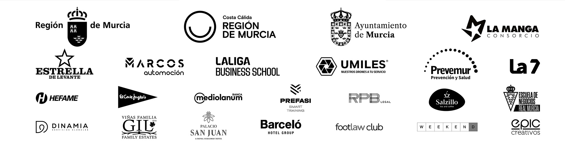 Patrocinadores Congreso Costa Cálida Región de Murcia 2026